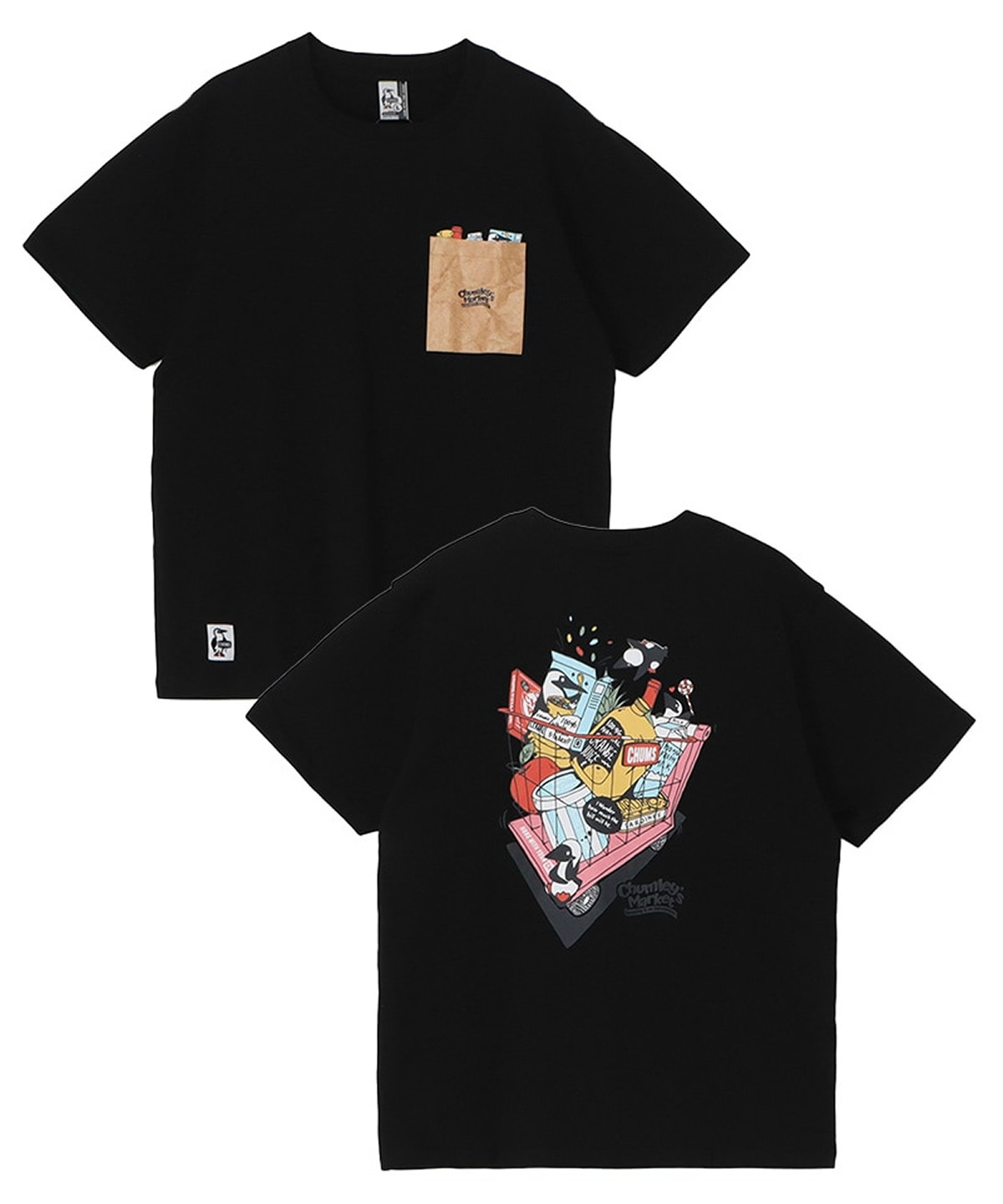 Tシャツ 半袖 チャムリーズマーケットポケットTシャツ CH01-2517
