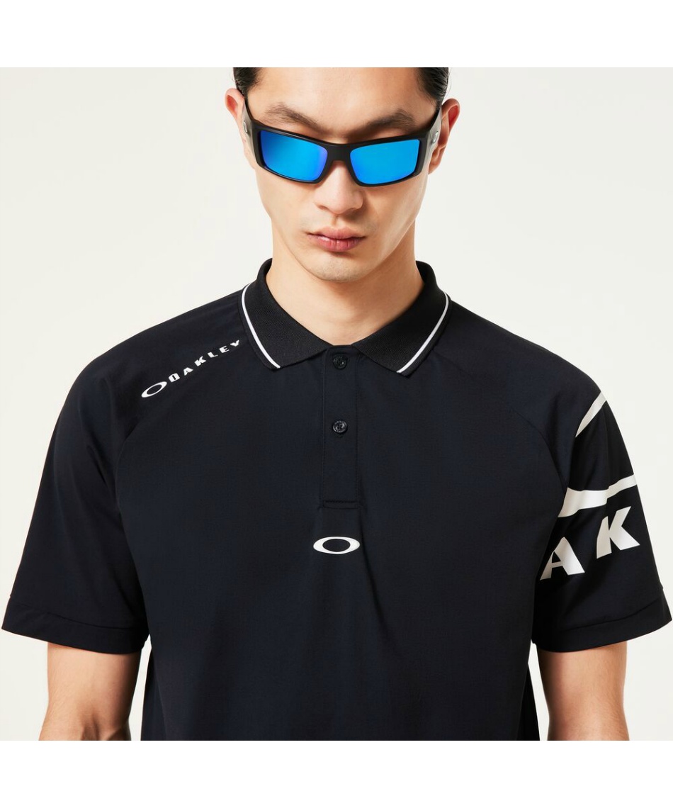 オークリー(OAKLEY) ポロシャツ 半袖 SYNC PACK シアサッカー