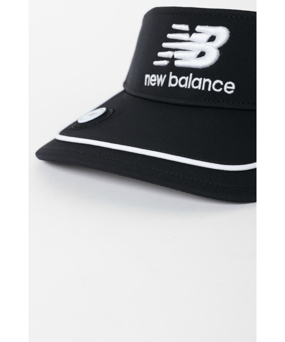 ニューバランス(new balance) ゴルフ サンバイザー マーカー付きツイル