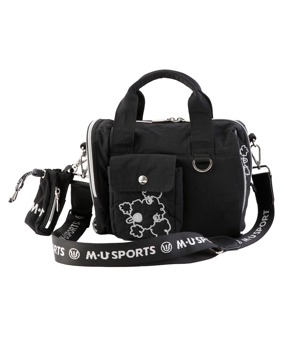 新品　M・U バッグ ＆　カートバック　黒 マンシングウェア Munsingwear カートバッグ -デサントストア
