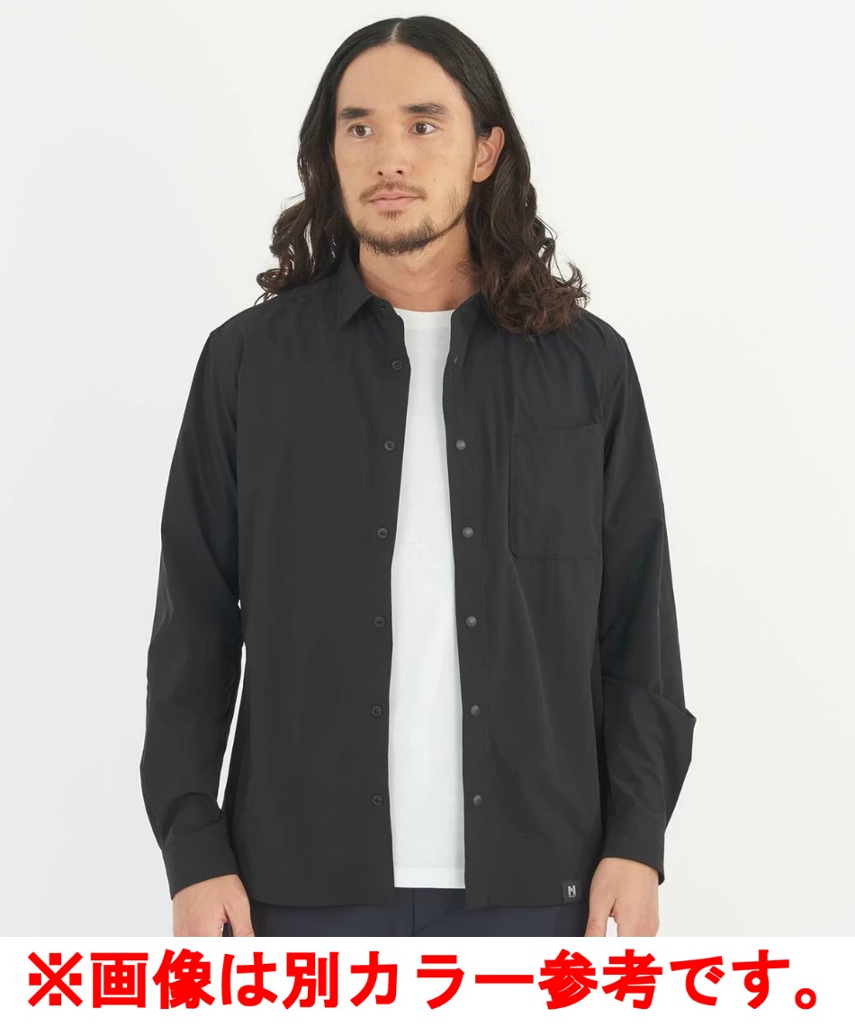 ミレー] 登山シャツ インセクト バリヤー ソリッドシャツ ロング