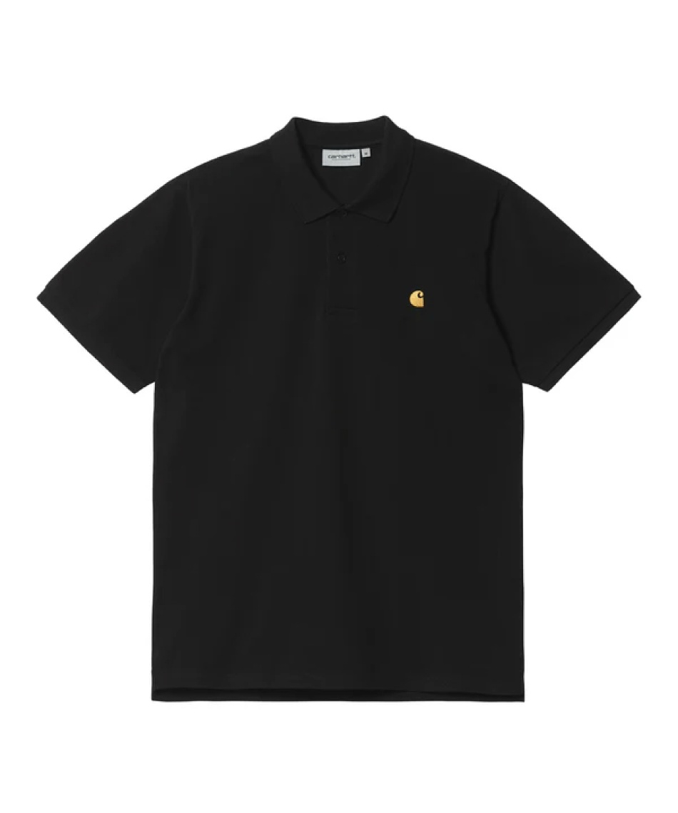 Carhartt WIP ポロシャツ ブラック Carhartt WIP ロゴ ポロシャツ | ブラック | FARFETCH JP