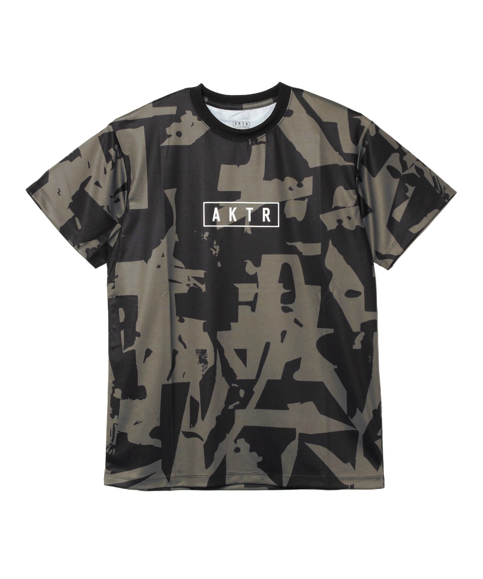 アクター(AKTR) バスケットボールウェア 半袖シャツ CUT-UP CAMO
