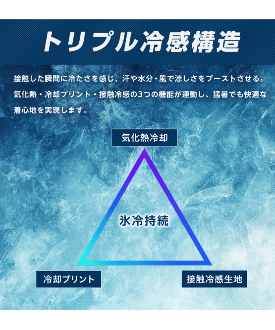 ゼロフィット(ZEROFIT) ゴルフ アンダーウェア 長袖 アイスメッシュ