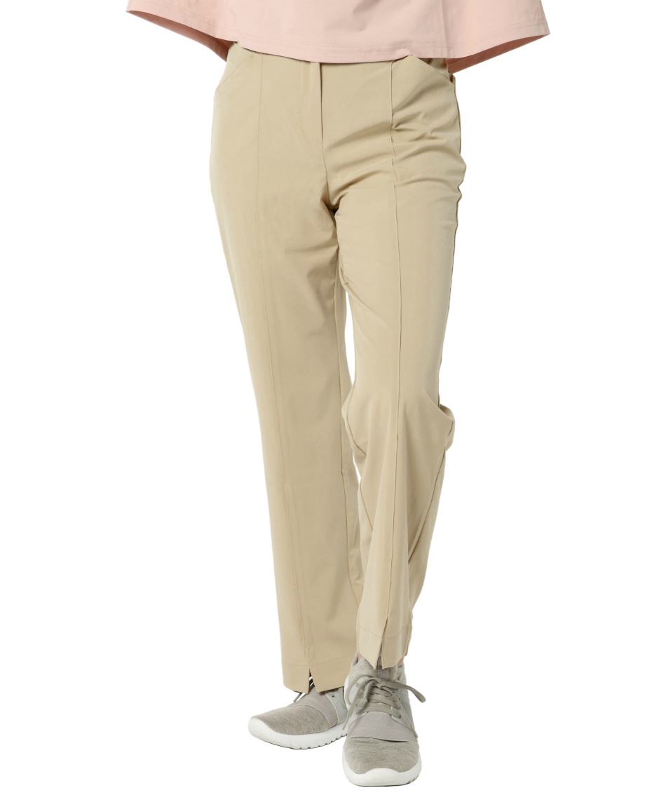 獲得ポイント45pt エスピージーワイ(SPGY) ロングパンツ DA フロントスリットストレートPT SP451302D09 レディース Beige M