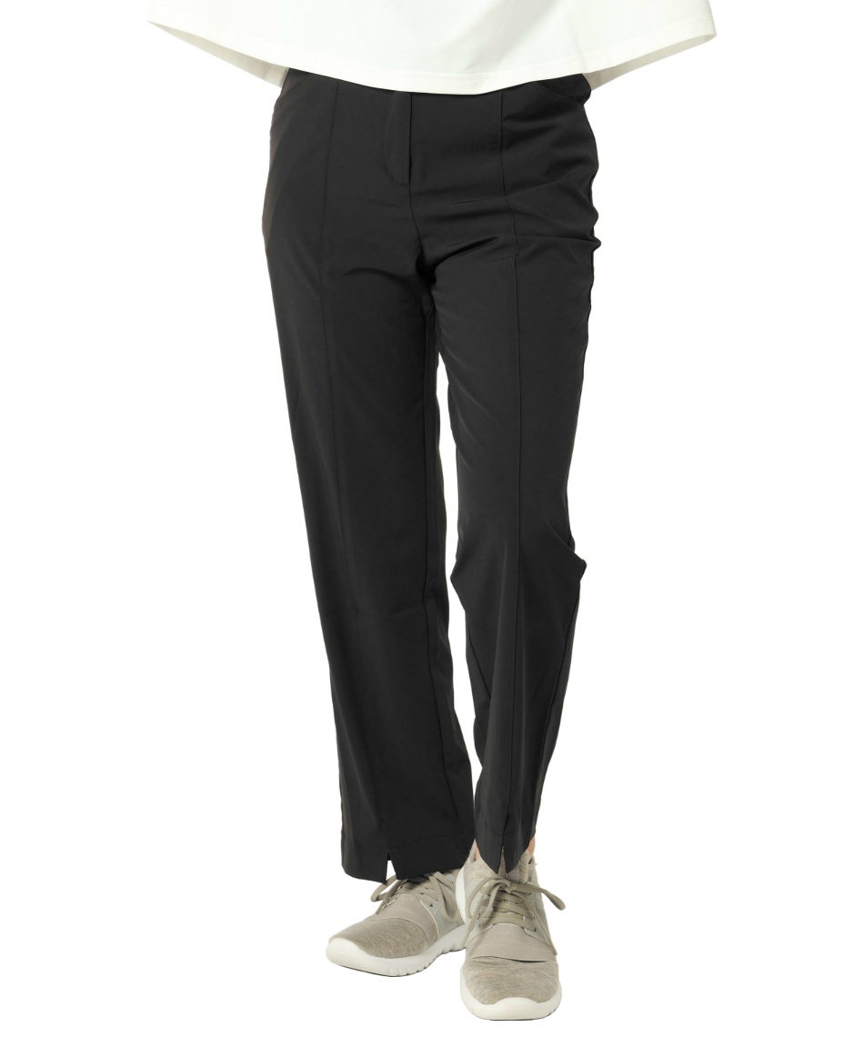 獲得ポイント45pt エスピージーワイ(SPGY) ロングパンツ DA フロントスリットストレートPT SP451302D09 レディース Black M