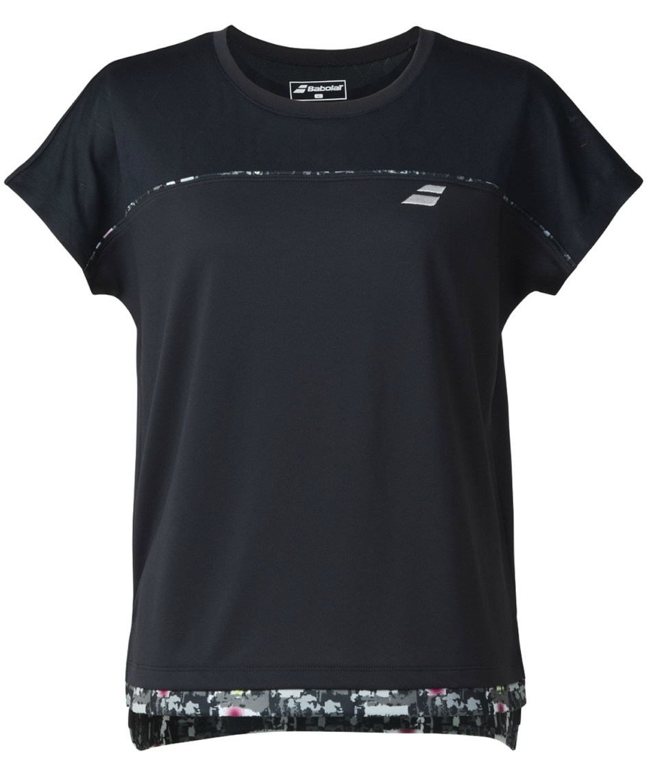 バボラ(Babolat) テニスウェア バドミントンウェア Tシャツ 半袖 PURE