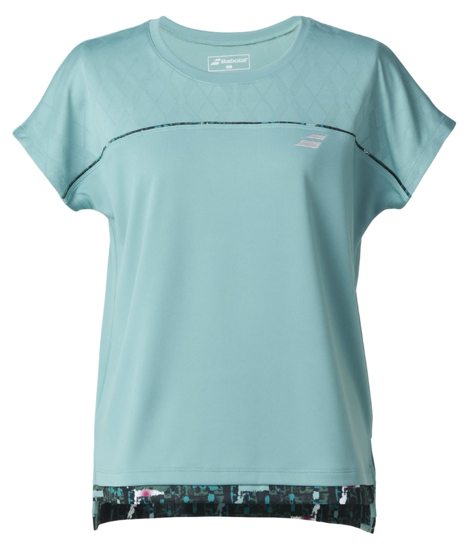 バボラ(Babolat) テニスウェア バドミントンウェア Tシャツ 半袖 PURE