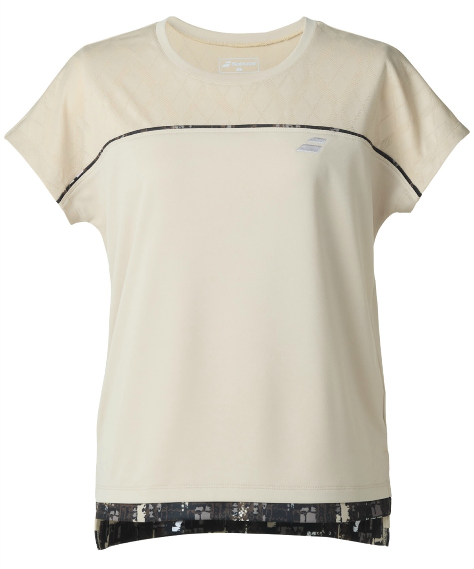 バボラ(Babolat) テニスウェア バドミントンウェア Tシャツ 半袖 PURE