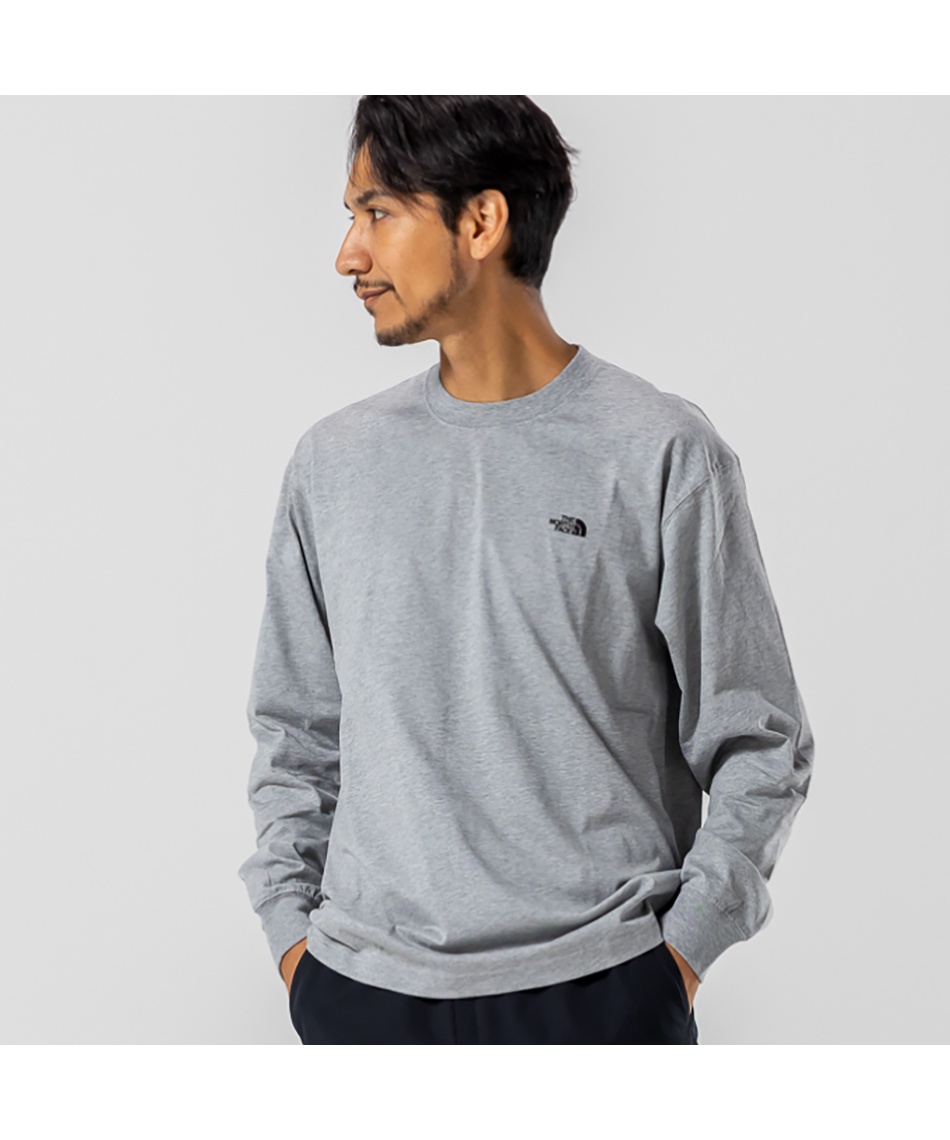 Tシャツ 長袖 ロングスリーブフラッシュドライヌプシコットンティー