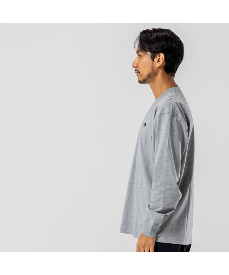 Tシャツ 長袖 ロングスリーブフラッシュドライヌプシコットンティー