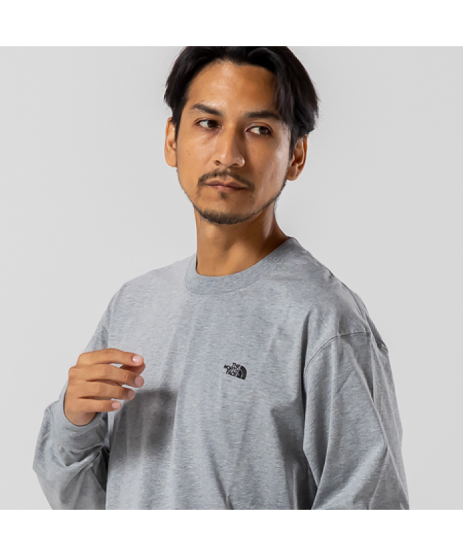 Tシャツ 長袖 ロングスリーブフラッシュドライヌプシコットンティー