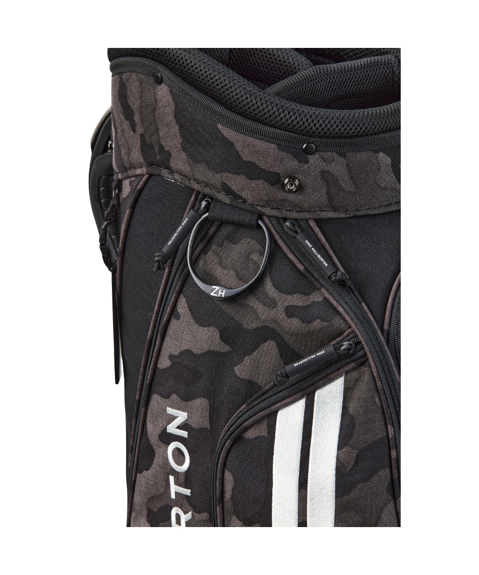 ZERO HALLIBURTON キャディバッグ 迷彩柄 ブラックカモ 正規品1年保証 ゼロハリバートンゴルフ キャディバッグ メンズ