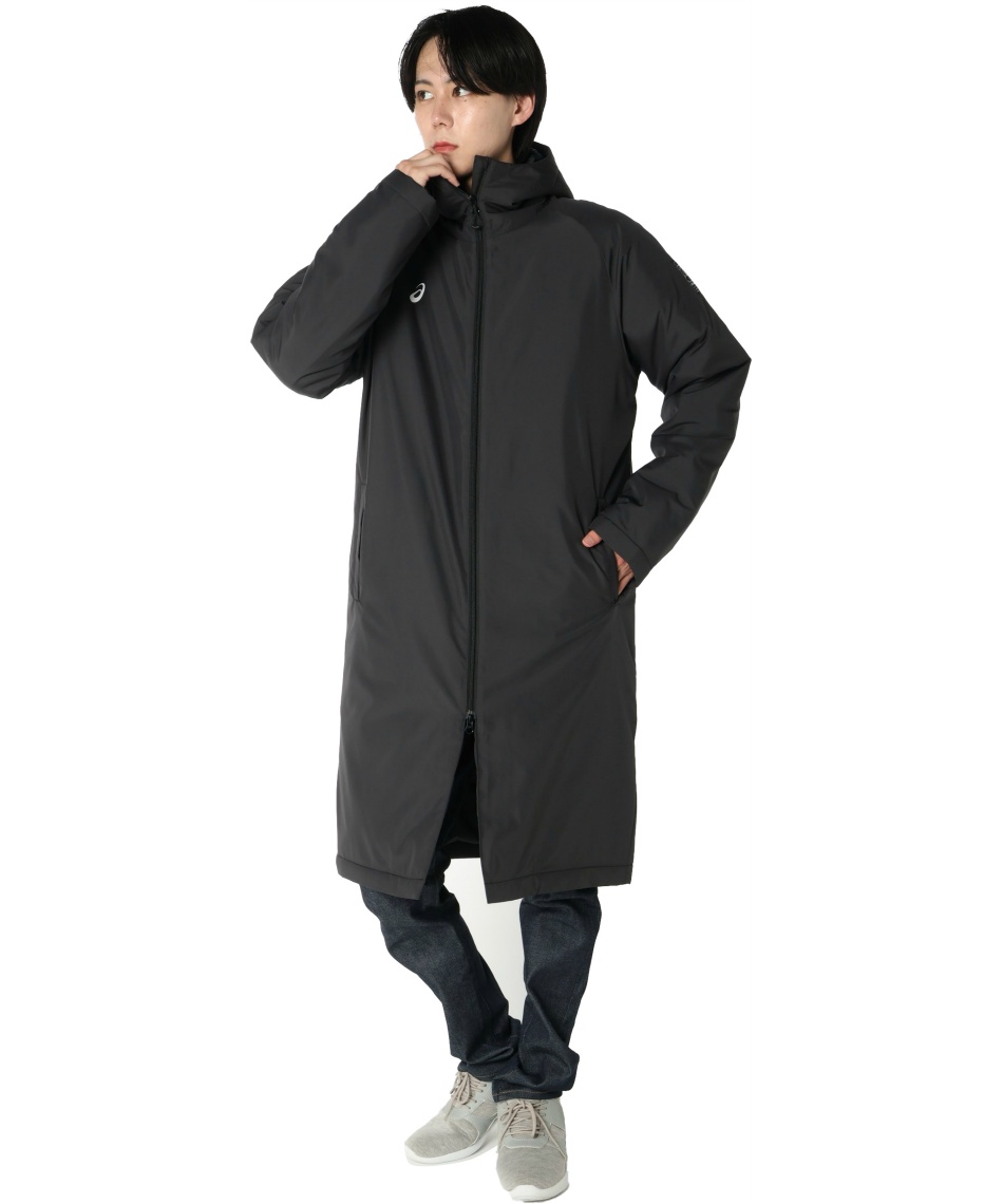 アシックス(asics) ロングコート 中綿ロングコート 2031F180