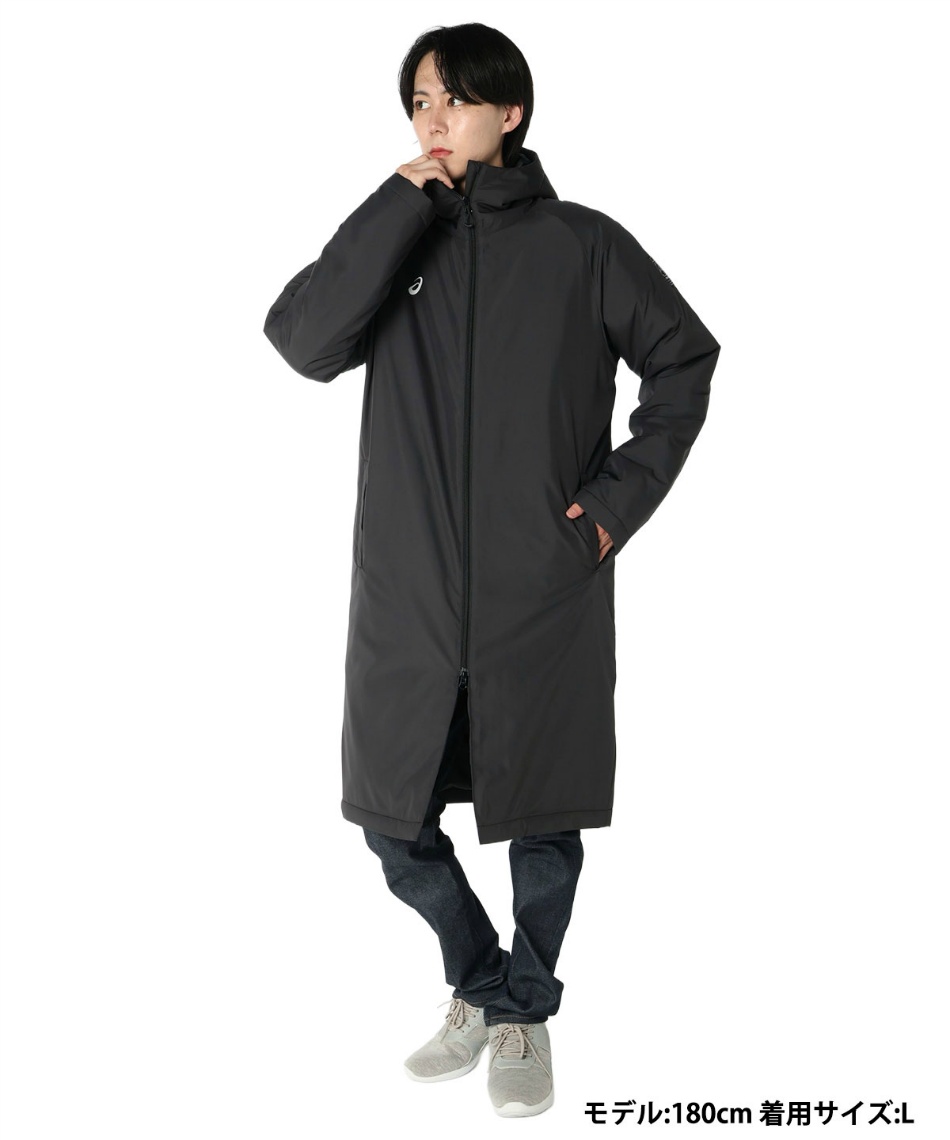 アシックス(asics) ロングコート 中綿ロングコート 2031F180