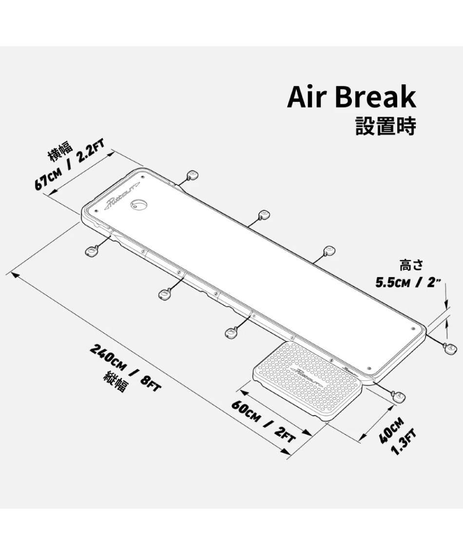 パットアウト(PuttOUT) ゴルフ トレーニング用品 エアブレイク ｴｱﾌﾞﾚｲｸ