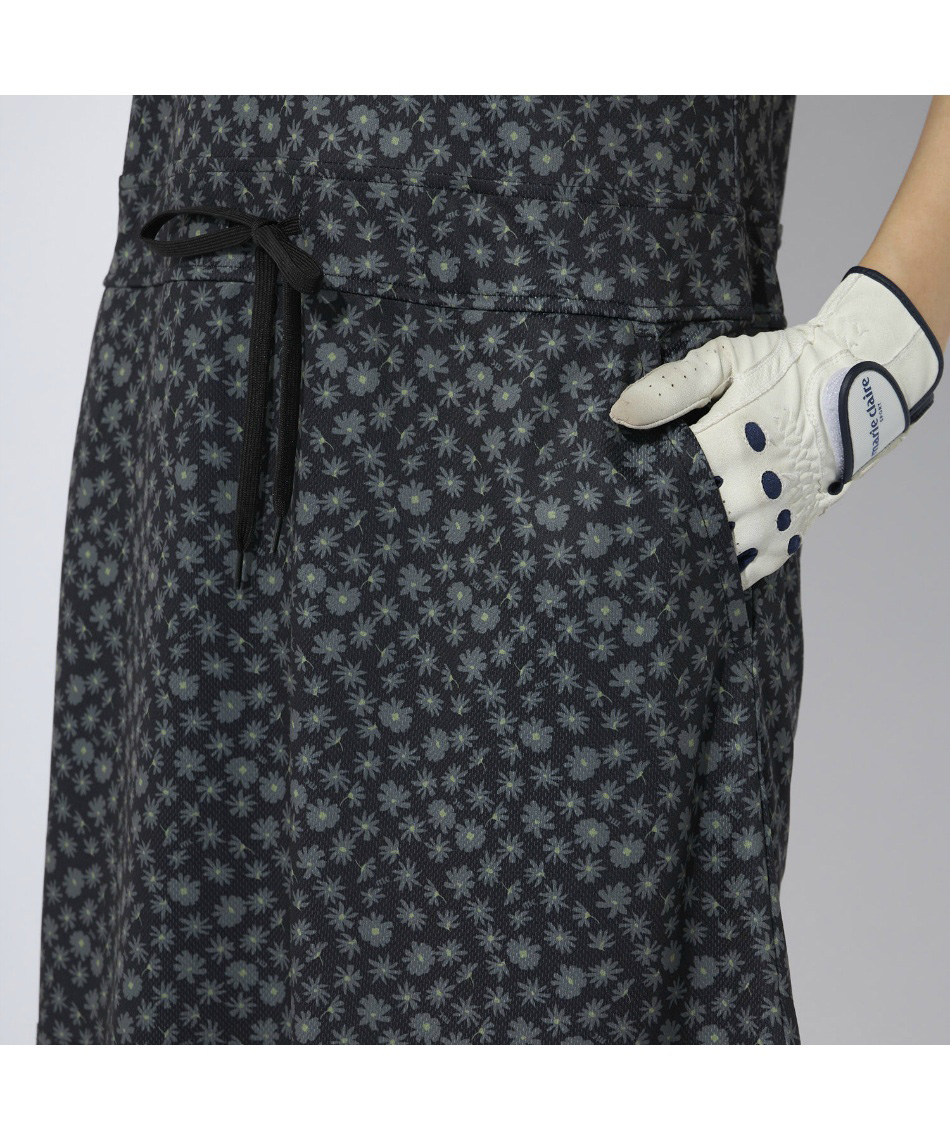 ゴルフウェア ワンピース フリージングスキン小花柄ワンピース 714-400