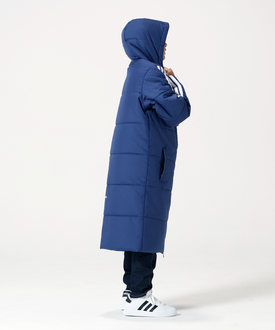 アディダス(adidas) ベンチコート 3ストライプロングコート JYD14