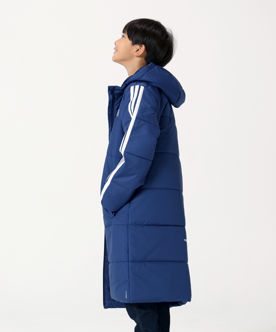 アディダス(adidas) ベンチコート 3ストライプロングコート JYD14