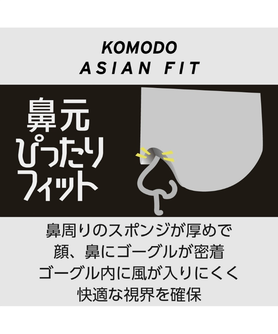スキー スノーボードゴーグル メンズ GOGGLE B-KOMODO AF 【25-26 2026