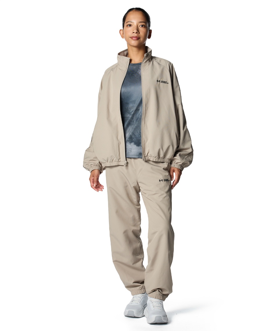 ウインドブレーカー ジャケット UA TRICOT LINER WOVEN HOODIE 6007721