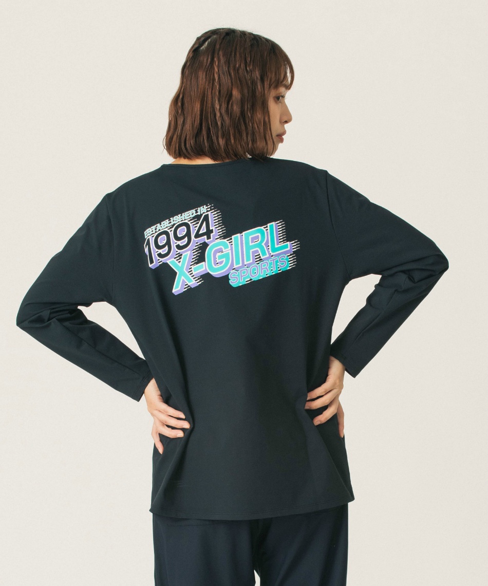 Tシャツ 長袖 スポーツバックロゴ L/S機能T 1.55253E+11 | スポーツ
