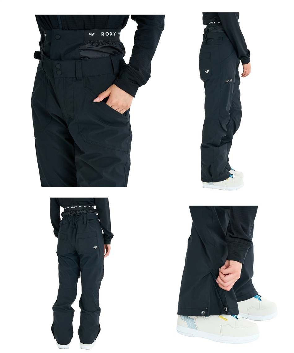 ROXY ブラック スノーボードパンツ 美品 ROXY（ロキシー） パンツ SNOWHOLIC NP PT /ロキシージャパンフィット