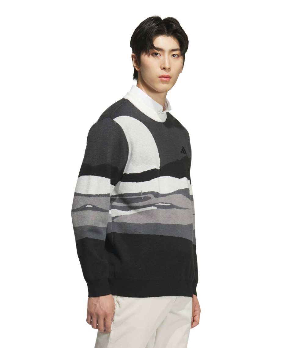 ゴルフウェア セーター グラフィッククルーネックセーター JVU98