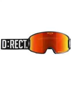 獲得ポイント190pt 【送料無料】ディレクト(D:RECT) スキー スノーボードゴーグル メンズ GOGGLE ハイコン サングラス DN13-11 MT.BK/RD