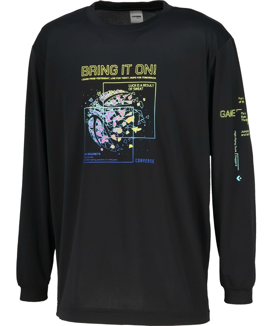 �l���|�C���g46pt �R���o�[�X(CONVERSE) �o�X�P�b�g�{�[�� �����V���c �v�����g�����O�X���[�u�V���c CB252367L �����Y ���f�B�[�X 1924BKTQ S