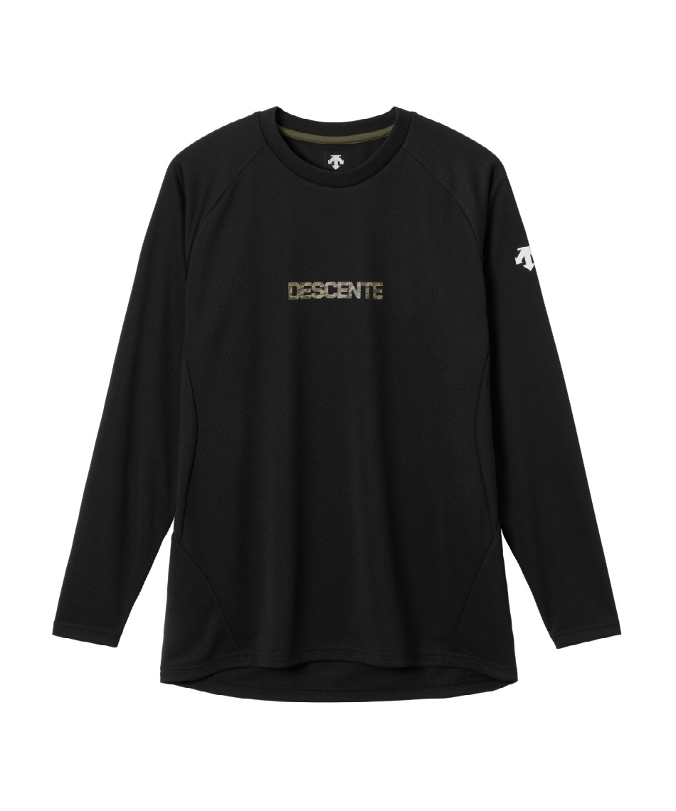 デサント 長袖シャツ バレーボールウェア 紺.ネイビー Mサイズ ポリ綿