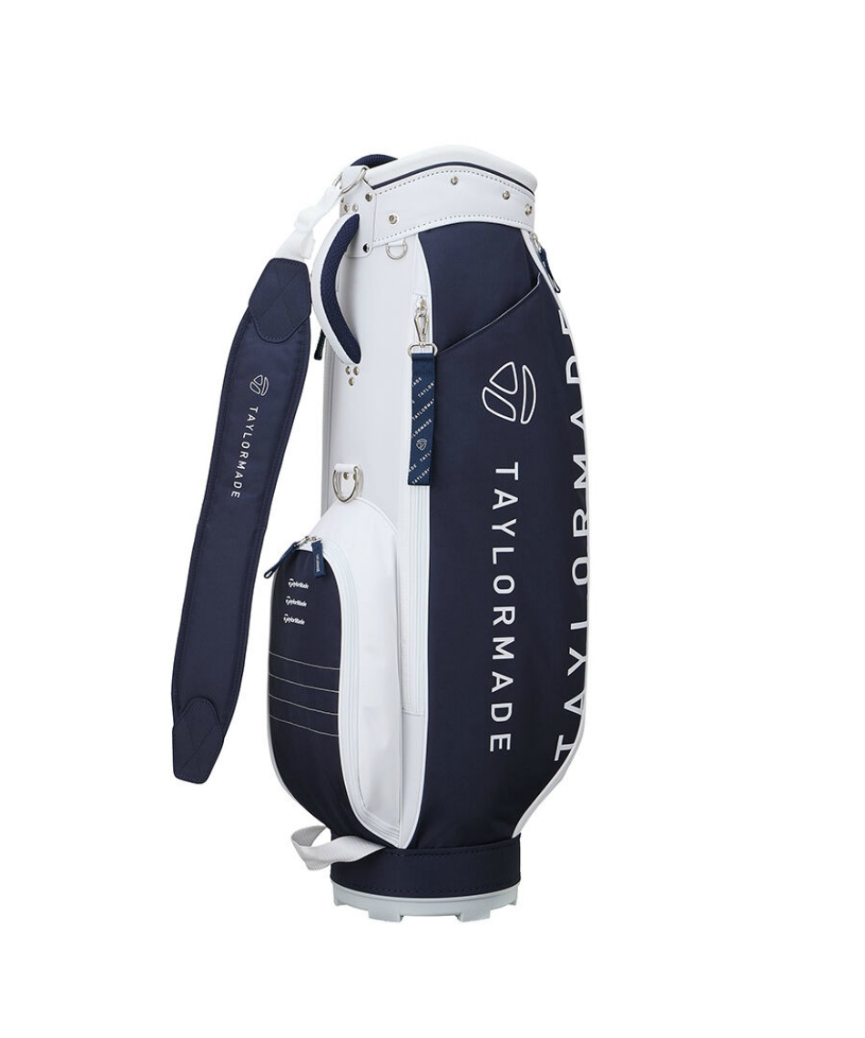 ととろTaylorMade /キャディバッグ/ベージュ/2025新品未使用 TaylorMade /サークルロゴキャディバッグ/ベージュ/2025新品未使用
