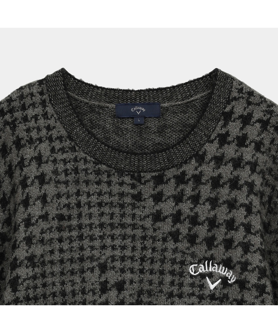 キャロウェイ(Callaway) ゴルフウェア セーター 千鳥ジャカードクルー