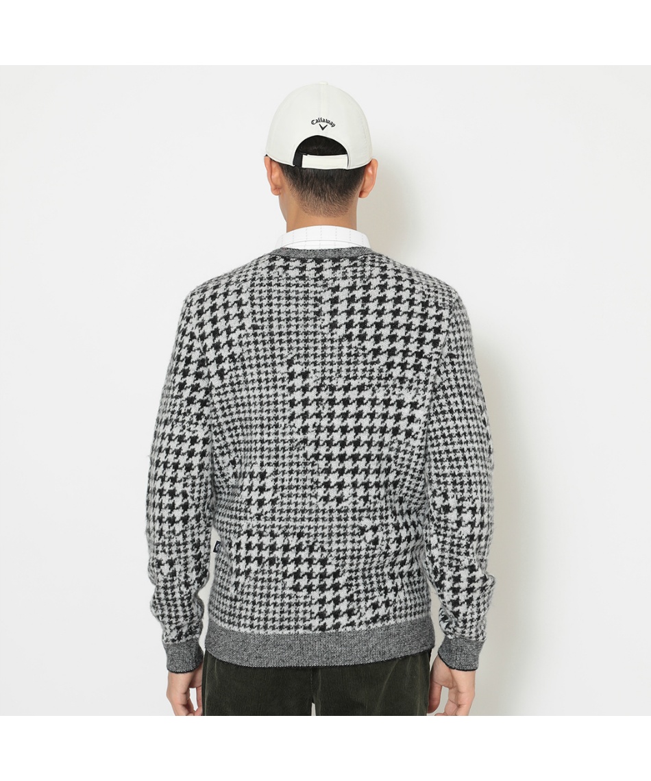 □ キャロウェイ(Callaway) ゴルフウェア セーター 千鳥ジャカード