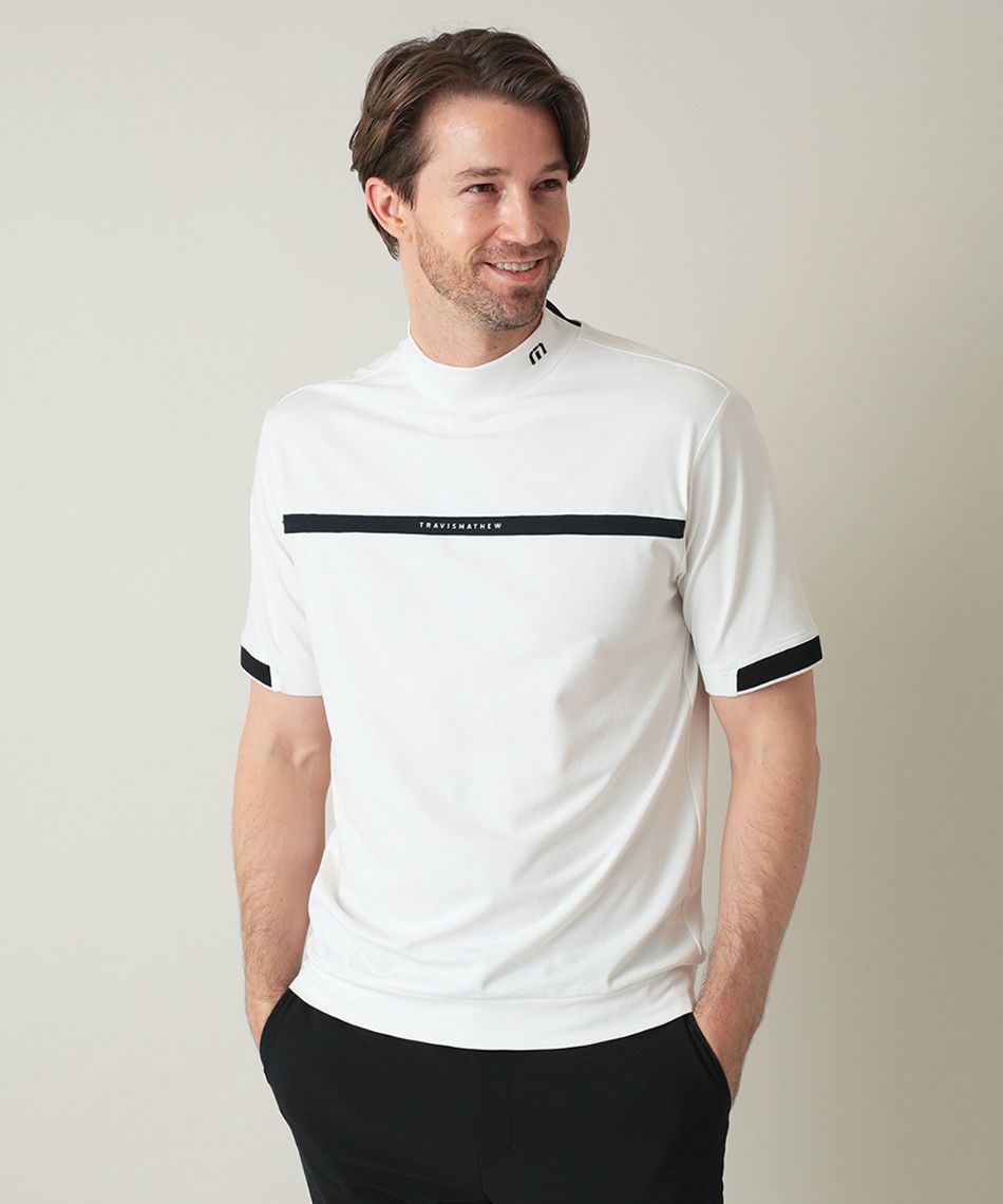 ゴルフウェア 半袖シャツ Chestline Mock-neck 7AM011 【2025年秋冬