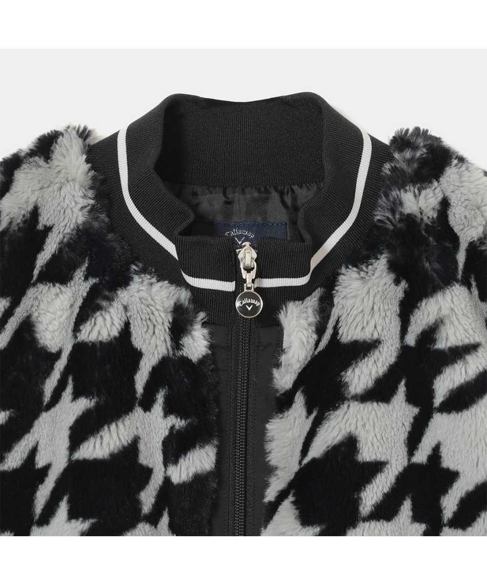 キャロウェイ(Callaway) ゴルフウェア ベスト 千鳥プリントファー