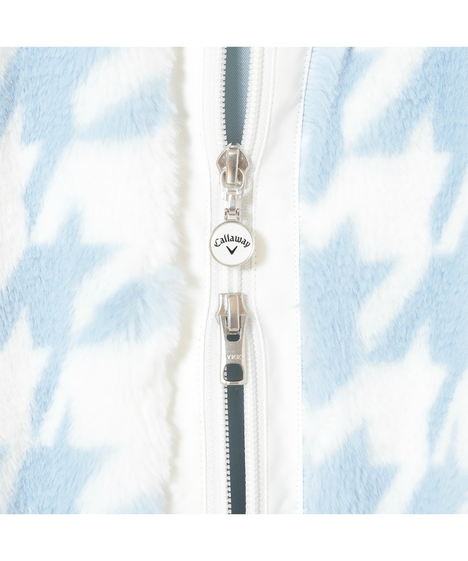 キャロウェイ(Callaway) ゴルフウェア ベスト 千鳥プリントファー