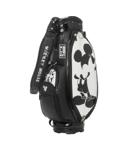 l|Cg600pt yzfBYj[(Disney) LfBobO mN[~bL[ MONOCHROME MICKEY GOLF CADDIE BAG XYMG5FC1 y2025Nfz Y fB[X WHTi00j
