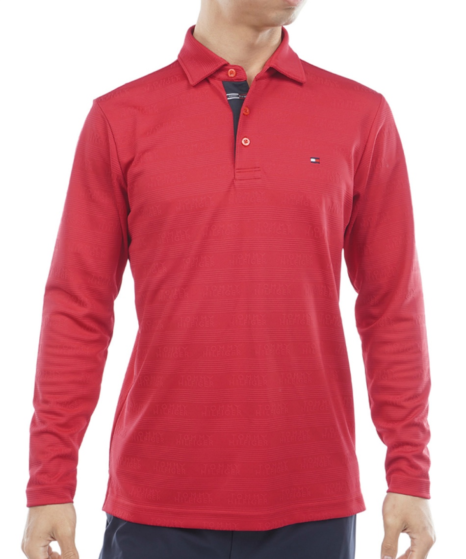l|Cg140pt yzg~[qtBK[St(TOMMY HILFIGER GOLF) StEFA |Vc  SWK[h ܕtVc THMA568 y2025NH~fz Y 40RED L