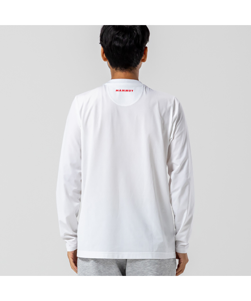 Tシャツ 長袖 QD ロゴ プリント ロングスリーブTシャツ アジアン