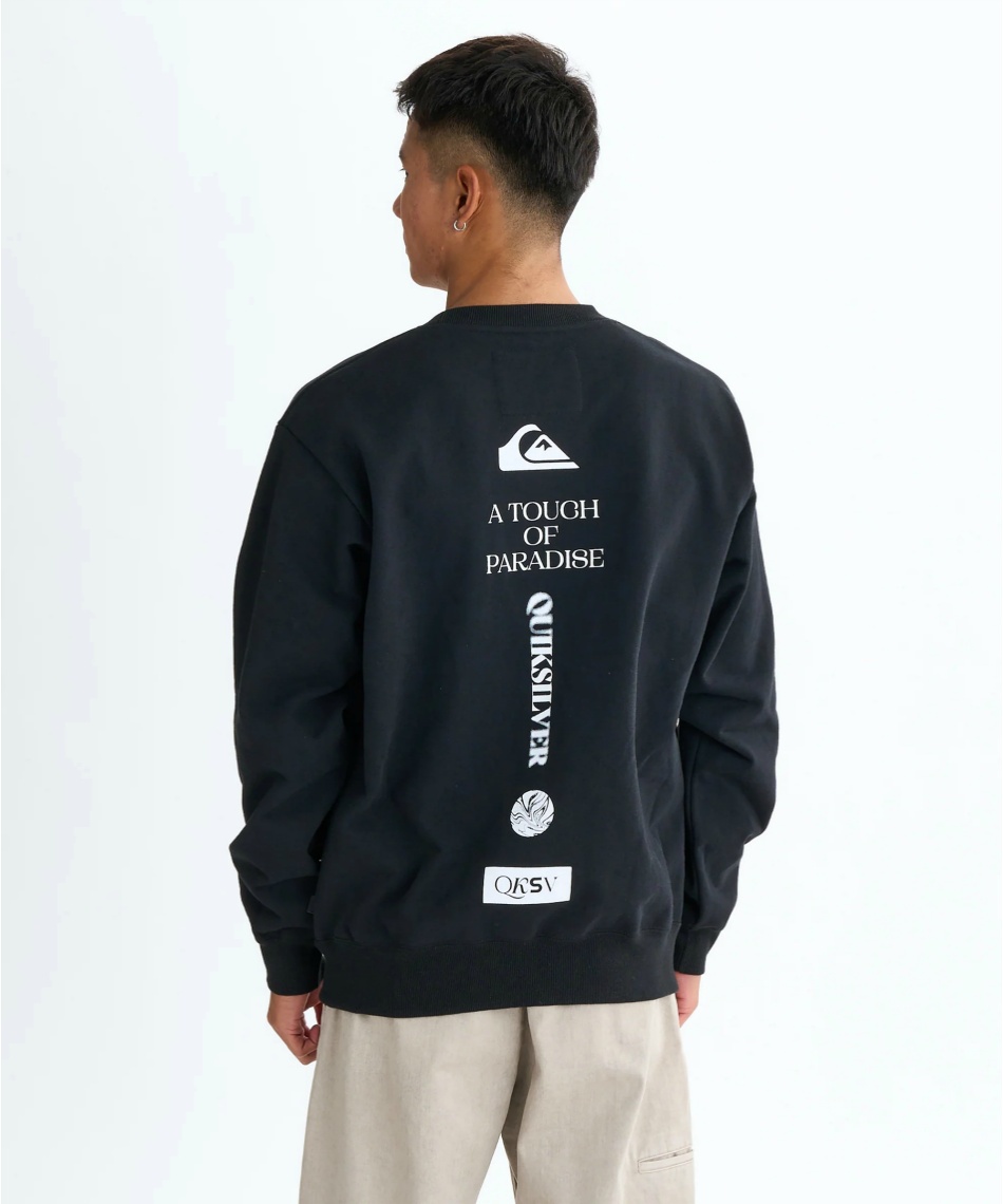 クイックシルバー(QUIKSILVER) スウェット BW VERTICAL LOGO SWEAT