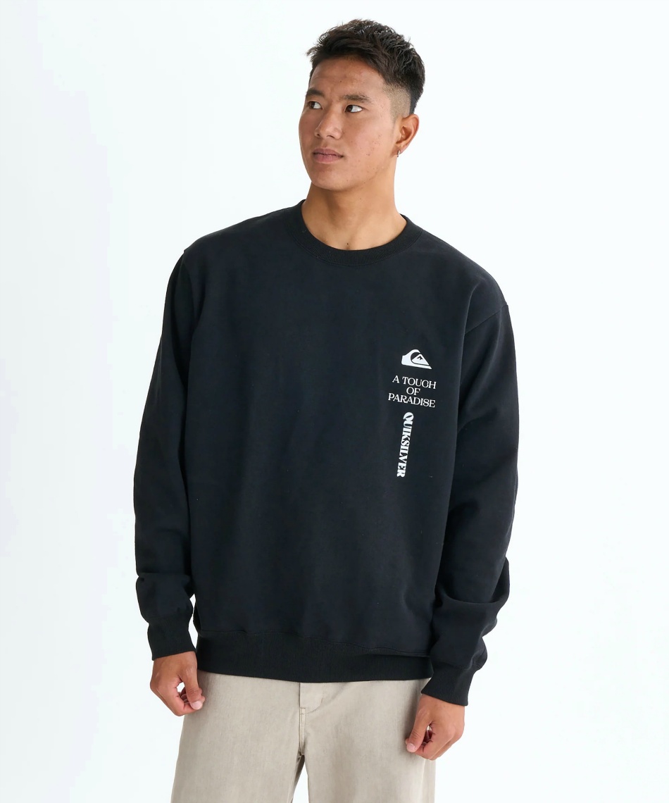 クイックシルバー(QUIKSILVER) スウェット BW VERTICAL LOGO SWEAT