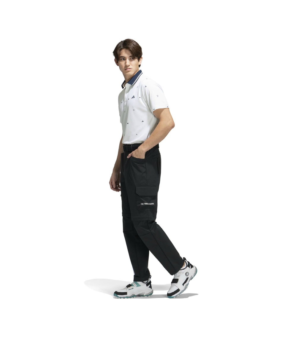 アディダス(adidas) ゴルフウェア ポロシャツ 半袖 半袖モノグラムポロ