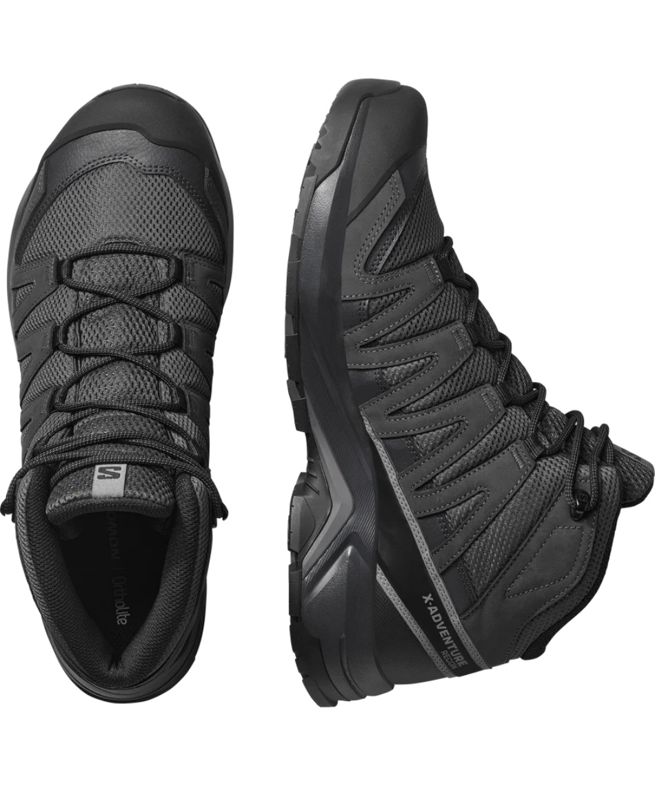 高級！3点セット ELAN 152/ SALOMON 27.5 /FLUX M サロモン(SALOMON) トレッキングシューズ ゴアテックス ミッドカット X