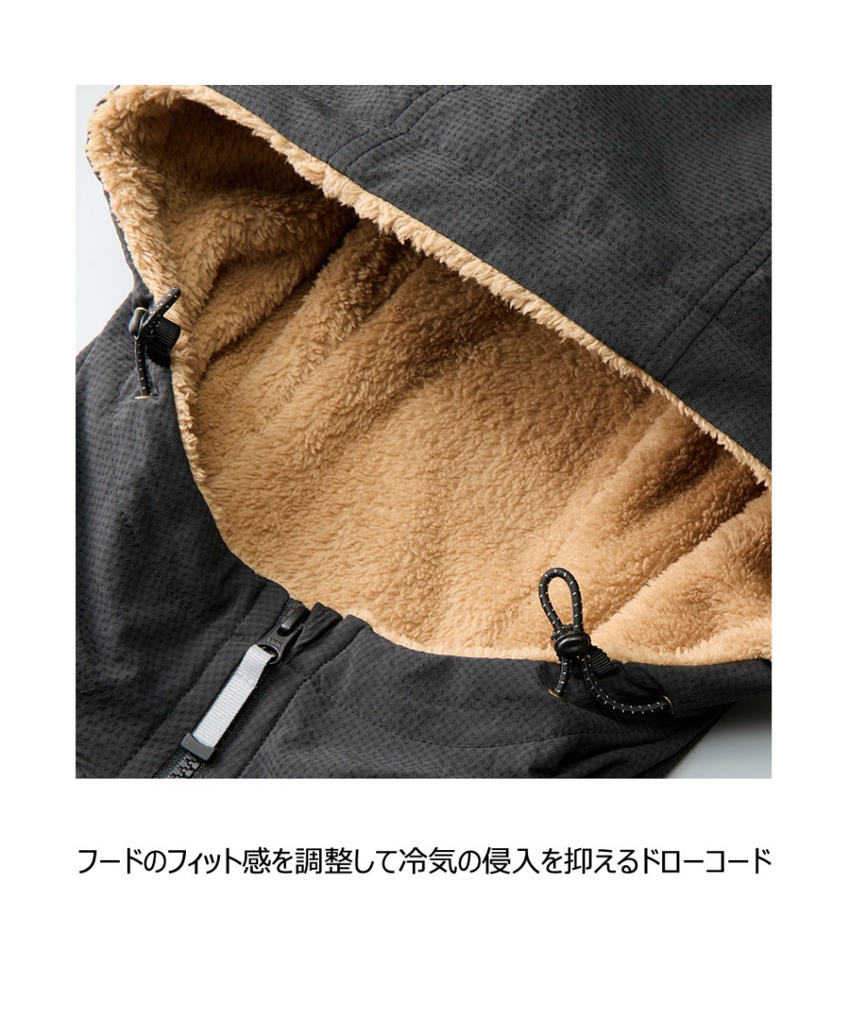 フリース ジャケット バリア フリース パーカー 9370-BL 【ご自宅配送
