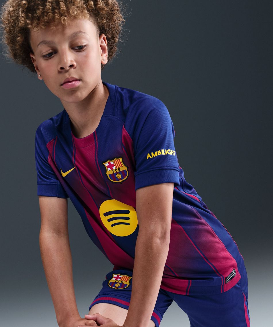 ナイキ(NIKE) サッカーウェア レプリカシャツ 25 JR FCB 1stレプリカ