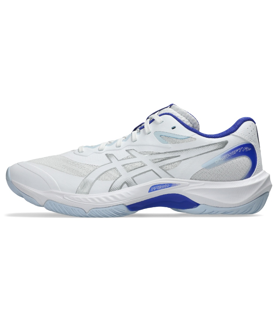 Mikasa FIVB 73 バレーボールとAsicsシューズ ユニセックス バレーボールシューズ V-SWIFT FF 5（White/Carrier Grey