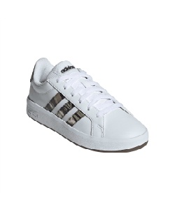�l���|�C���g50pt �y���������z�A�f�B�_�X(adidas) �W���j�A�X�j�[�J�[ �O�����h�R�[�g3.0�V���[�Y�W���j�A GRAND COURT 3.0 SHOES JUNIOR KI5695 ONN08 WH�^TGRN 24�D5
