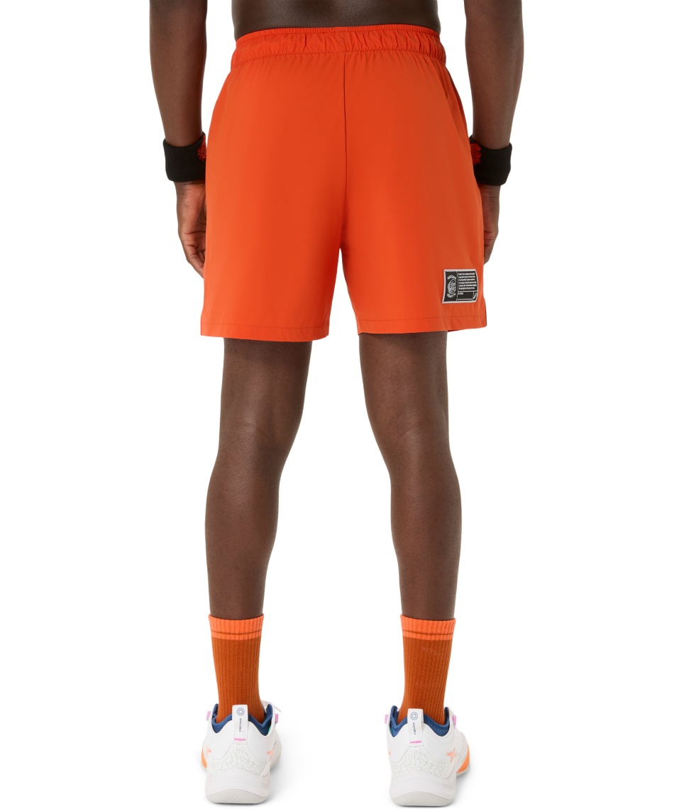 秋*紀様 ASICS 競パンメンズ廃盤品 Mサイズ オレンジ パープル　クタパン アシックス(asics) バスケットボール ハーフパンツ KRAKENS ショーツ