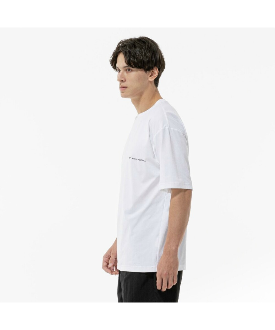 Peate Tシャツ ホワイト 半袖　新品未使用　0サイズ(s) ミズノ(MIZUNO) サッカーウェア プラクティスシャツ 半袖 OFF PRO SS